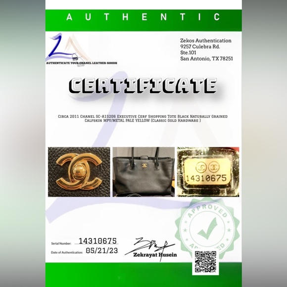 Chanel cerf tote black with gold hardware - Picture 14 of 14